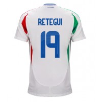 Echipament fotbal Italia Mateo Retegui #19 Tricou Deplasare European 2024 maneca scurta